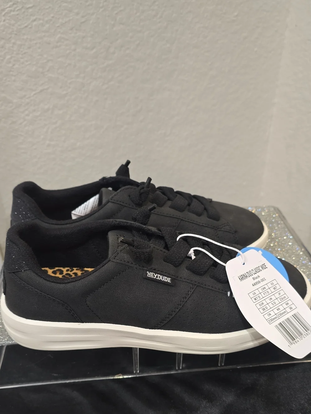 Hey Dude Karina Duo Classic Sneakers- Black